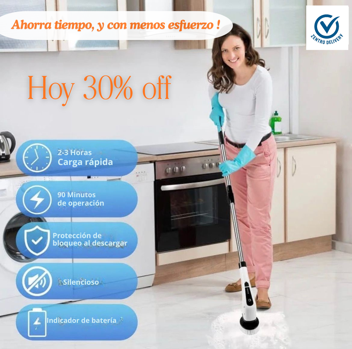 Cepillo Eléctrico 7 en 1 recargable